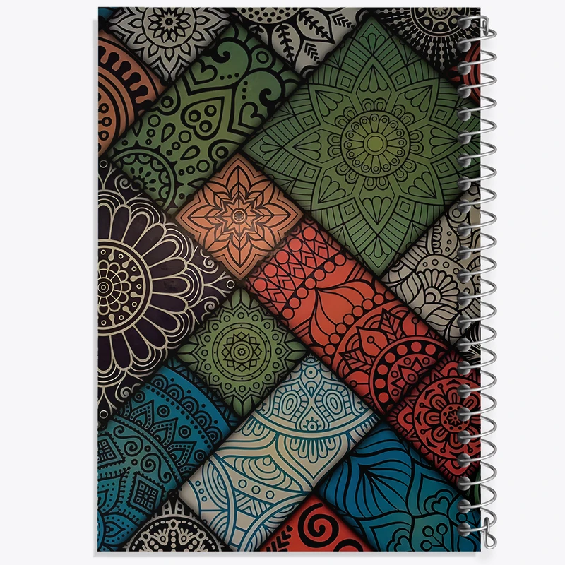 دفتر نقاشی 50 برگ خندالو طرح نقوش ماندالا کد N4575
