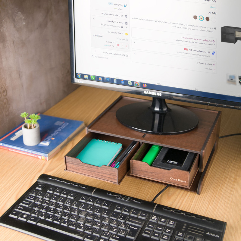 پایه نگهدارنده مانیتور سایان هوم مدل 01 compact