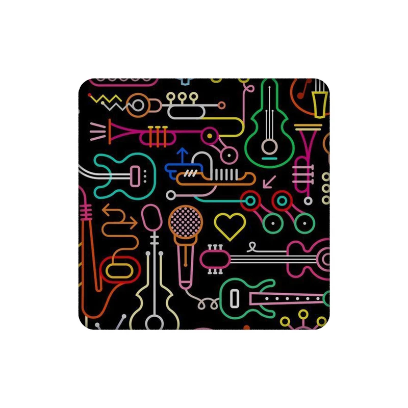 زیرلیوانی طرح وسایل موسیقی کد 3712666