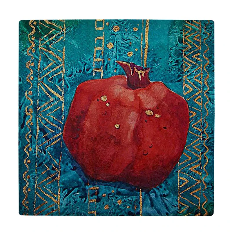  زیر لیوانی  طرح نقاشی انار کد    5927800_4694