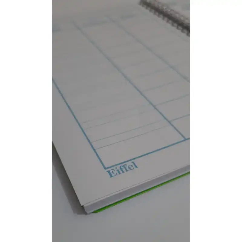 دفترچه لغت 50 برگ ایفل مدل ساده کد 5