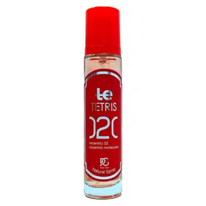  عطر جیبی تتریس مدل مولکول حجم 30 میلی‌لیتر