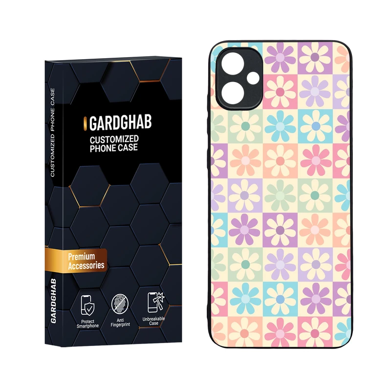 کاور گارد قاب مدل دورژله ای پشت گلس دخترانه مناسب برای گوشی موبایل سامسونگ Galaxy A05