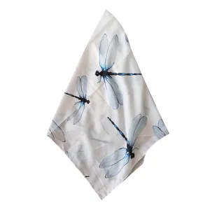 روسری زنانه مدل مینی طرح سنجاقک کد R 009