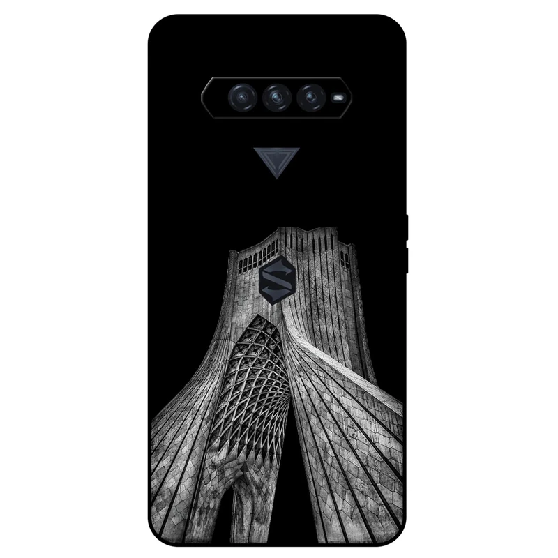 کاور مگافون طرح برج آزادی مدل 8263 مناسب برای گوشی موبایل شیائومی Black Shark 4 / 4 Pro