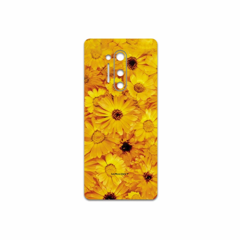برچسب پوششی ماهوت مدل Yellow-Flower مناسب برای گوشی موبایل وان پلاس 8 Pro