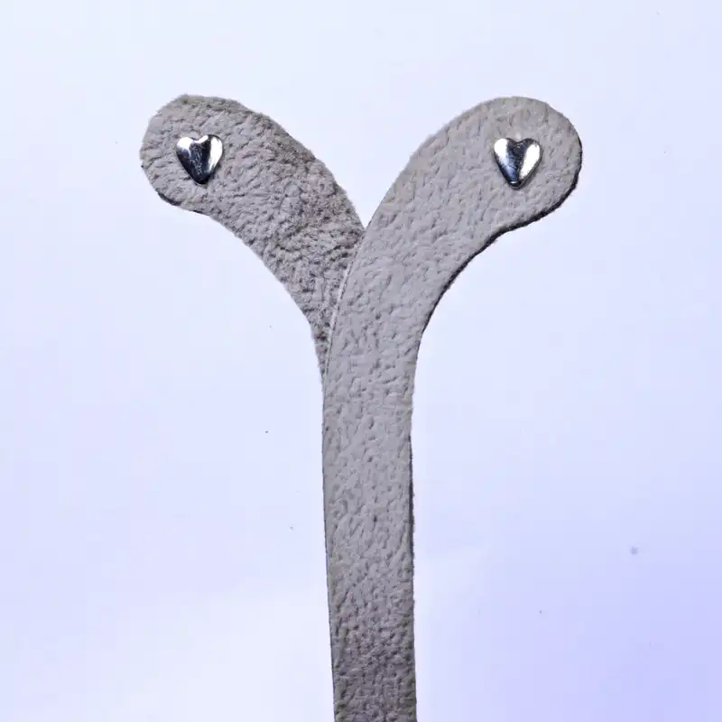 گوشواره نقره زنانه مدل قلب G003