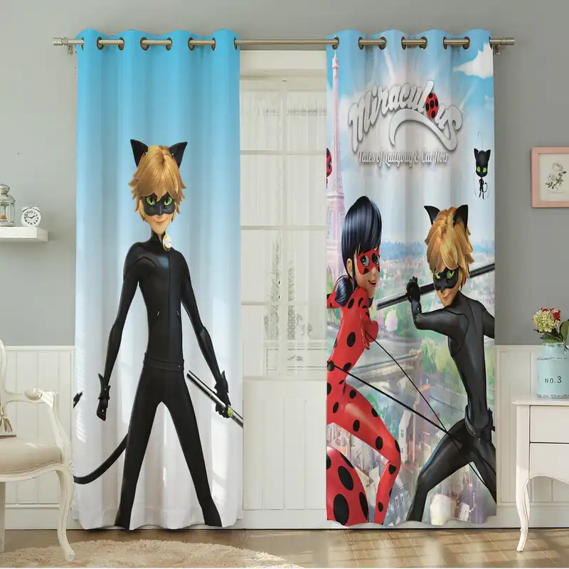 پرده نیروانا طرح کودک مدل مخمل کد 8640 سایز 140×280 سانتی متر