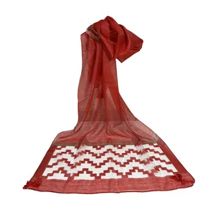 شال زنانه مدل مجلسی لمه دسته حریر