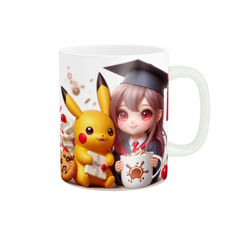 ماگ پاد آفرین طرح پیکاچو مدل  دانشجو کد 109