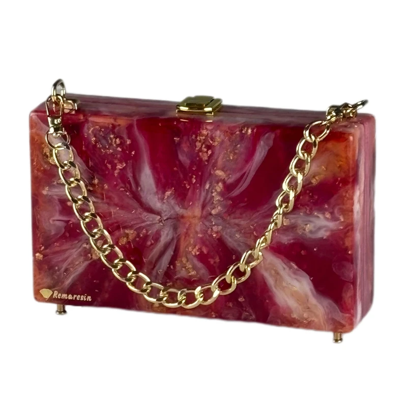 کیف مجلسی زنانه مدل رزینی مدل کاترین