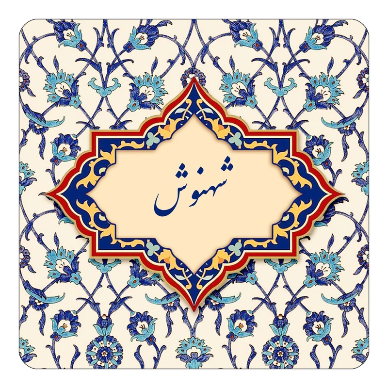مگنت کاکتی طرح اسم شهنوش مدل اسلیمی کد mn85745