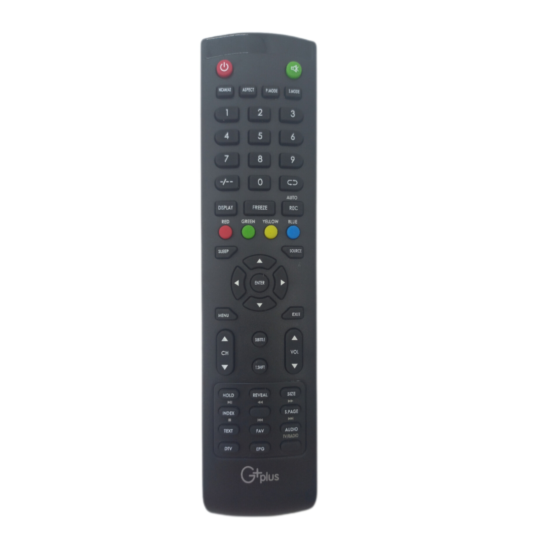 ریموت کنترل تلویزیون جی پلاس مدل ak87643756565643