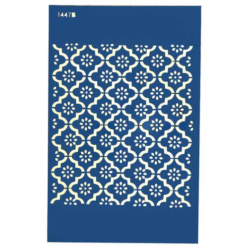 شابلون طرح حاشور و گل کد Fr1447B 