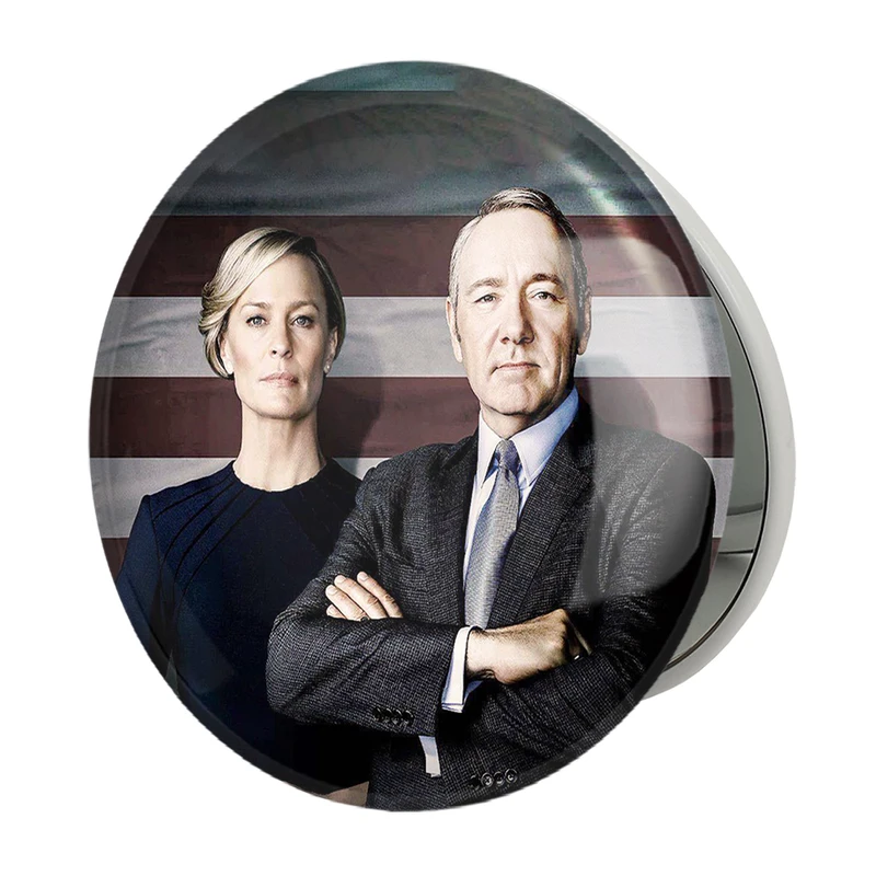 آینه جیبی خندالو طرح سریال House Of Cards مدل تاشو کد 28154 
