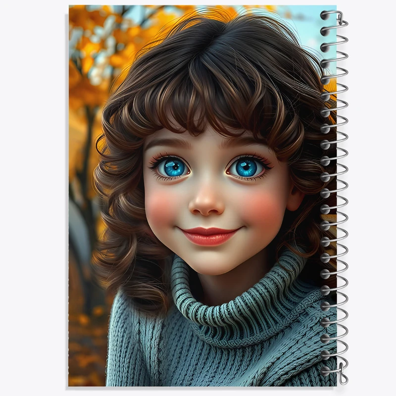 دفتر مشق 100 برگ خندالو طرح دخترانه کد F8432