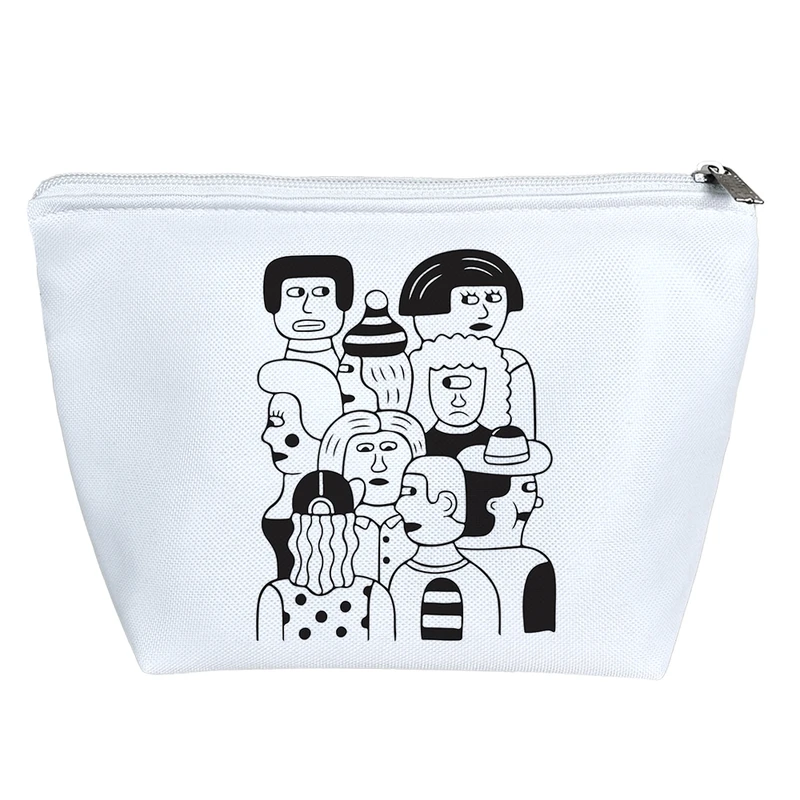 کیف لوازم آرایش دخترانه خندالو مدل مردم کد 7460