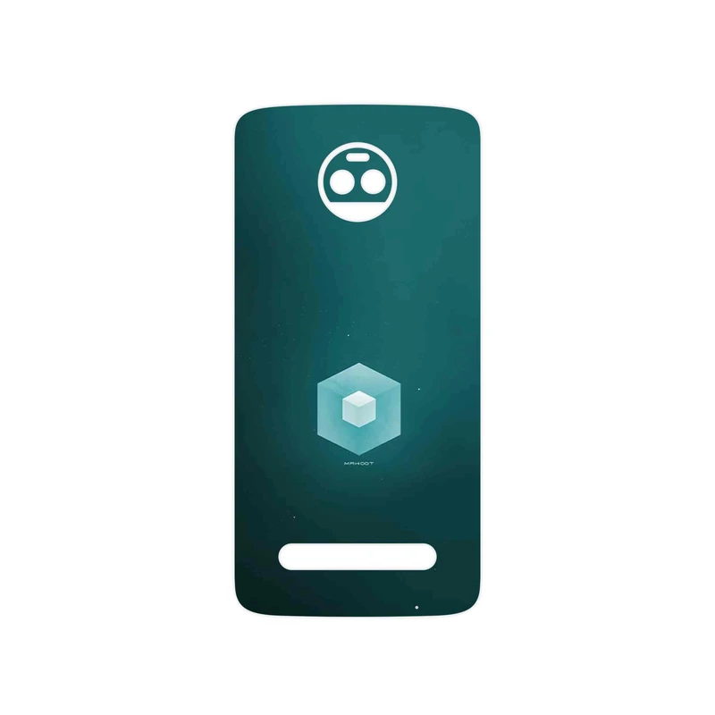 برچسب پوششی ماهوت مدل Minimal Cube icon مناسب برای گوشی موبایل موتورولا Moto Z2 Force