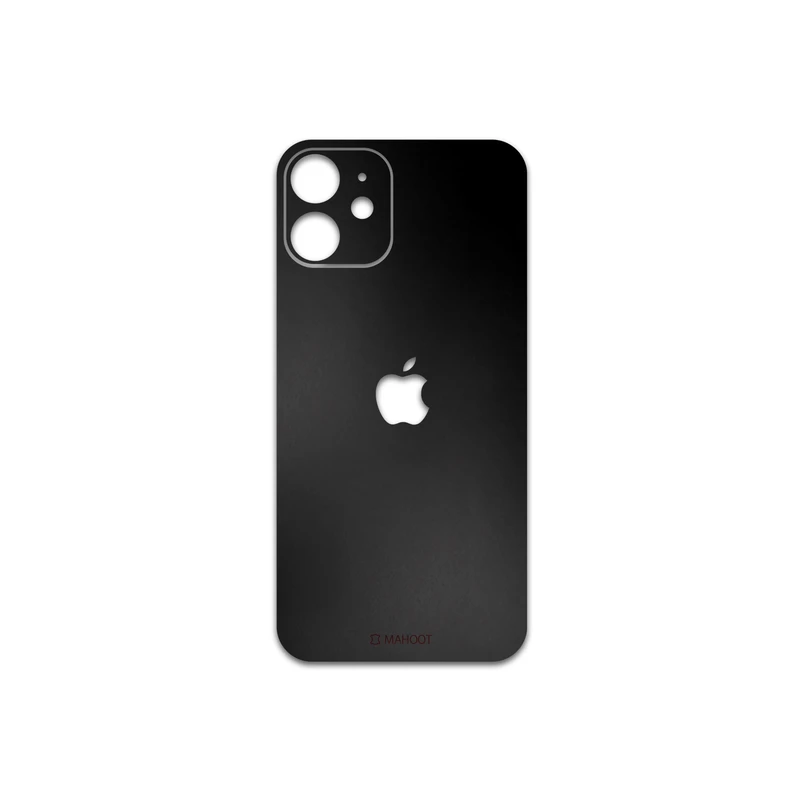 برچسب پوششی ماهوت مدل Matte-Black مناسب برای گوشی موبایل اپل iPhone 12 mini