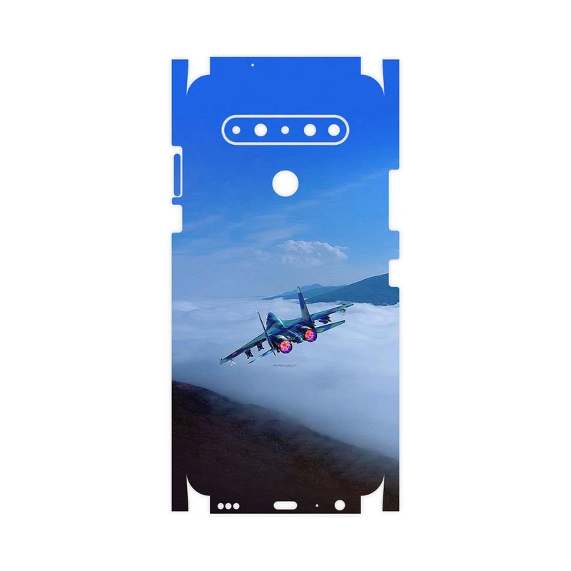 برچسب پوششی ماهوت مدل Fighter plane Su27-FullSkin مناسب برای گوشی موبایل ال جی K61