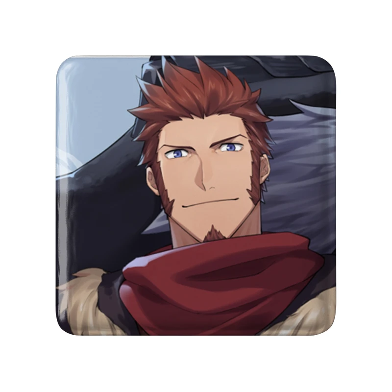 مگنت خندالو طرح بازی شکارچی هیولا (Monster Hunter) مدل مربعی کد 33273