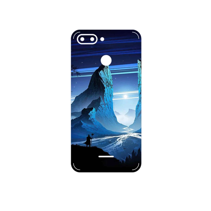 برچسب پوششی ماهوت مدل Blue Mountains Digital Art مناسب برای گوشی موبایل شیائومی Redmi 6
