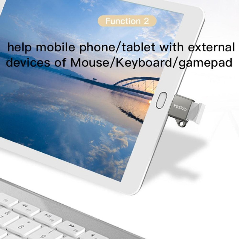 مبدل OTG USB-C به USB یسیدو مدل GS08