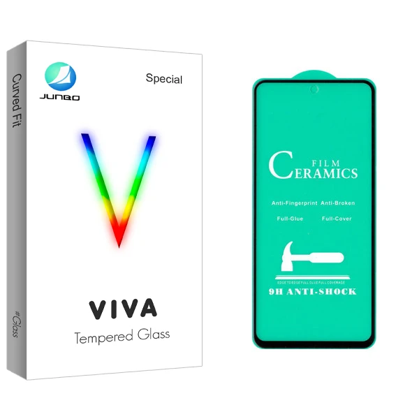 محافظ صفحه نمایش سرامیکی جانبو مدل Viva Glass مناسب برای گوشی موبایل شیائومی Redmi Note 9 Pro / Note 9S