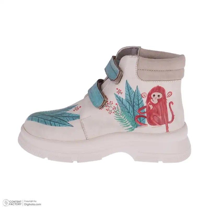 نیم بوت دخترانه دندی مدل dnd-vian10 طرح monkey