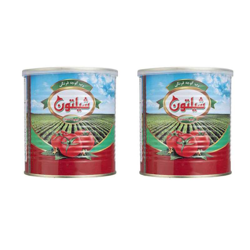 رب گوجه فرنگی شیلتون - 800 گرم بسته 2 عددی