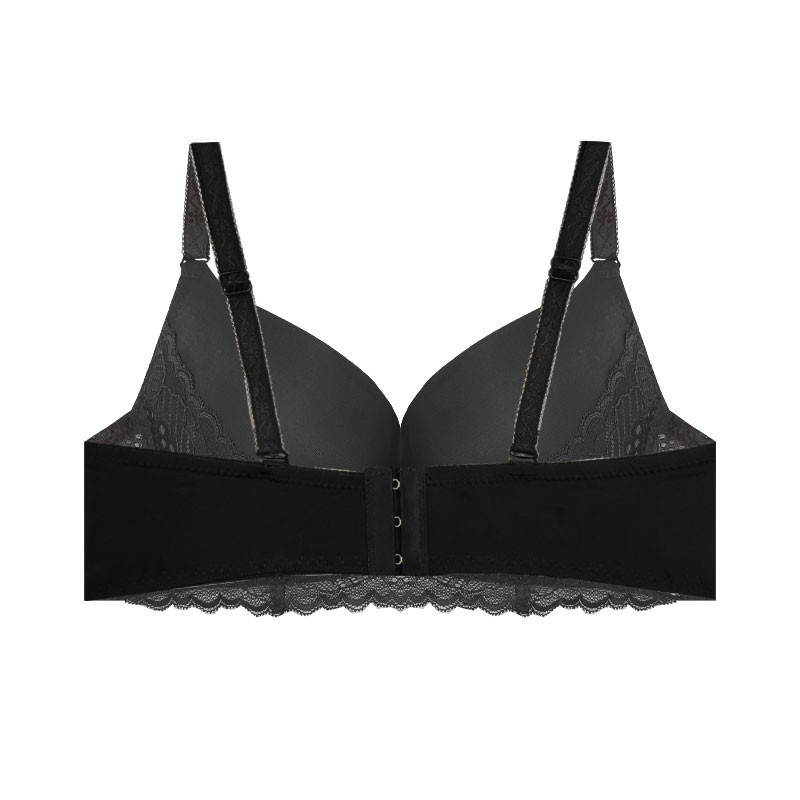 سوتین زنانه مدل اسفنجی دکلته جکدار طرح گیپور کد BK1241