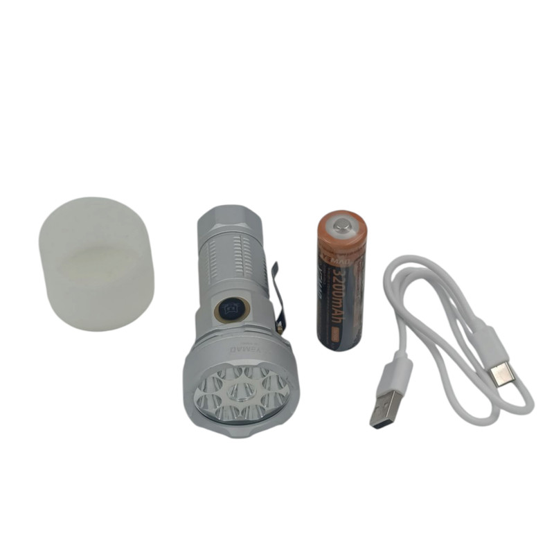 چراغ قوه دستی یئماو مدل YM-F809x رنگ نور مهتابی