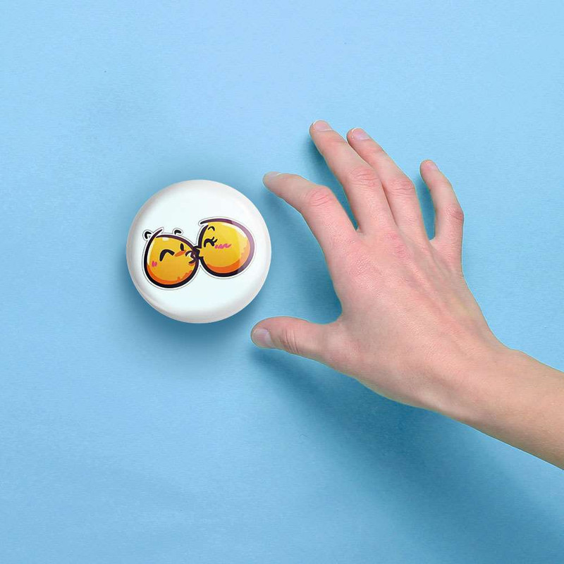 آینه جیبی خندالو مدل ایموجی Emoji  کد 5968