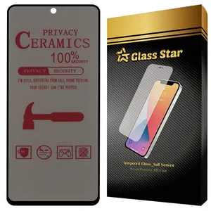 Glass Star CRPRG20 Privacy Screen Protector Suitable For Xiaomi Poco X3 / X3 NFC / X3 Pro / Redmi Note 9s / Note 9 Pro / Note 9 Pro Max /  Redmi K30 / K30s / K30 Pro / K30 Ultra  / Red tone L10 / V10 Mobile Phone