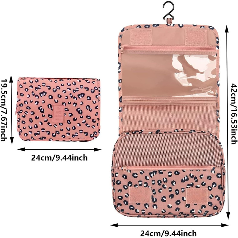 کیف لوازم آرایش زنانه طرح پلنگی