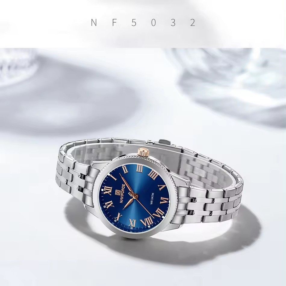 ساعت مچی عقربه ای زنانه نیوی فورس مدل NF5032SDBES -  - 5
