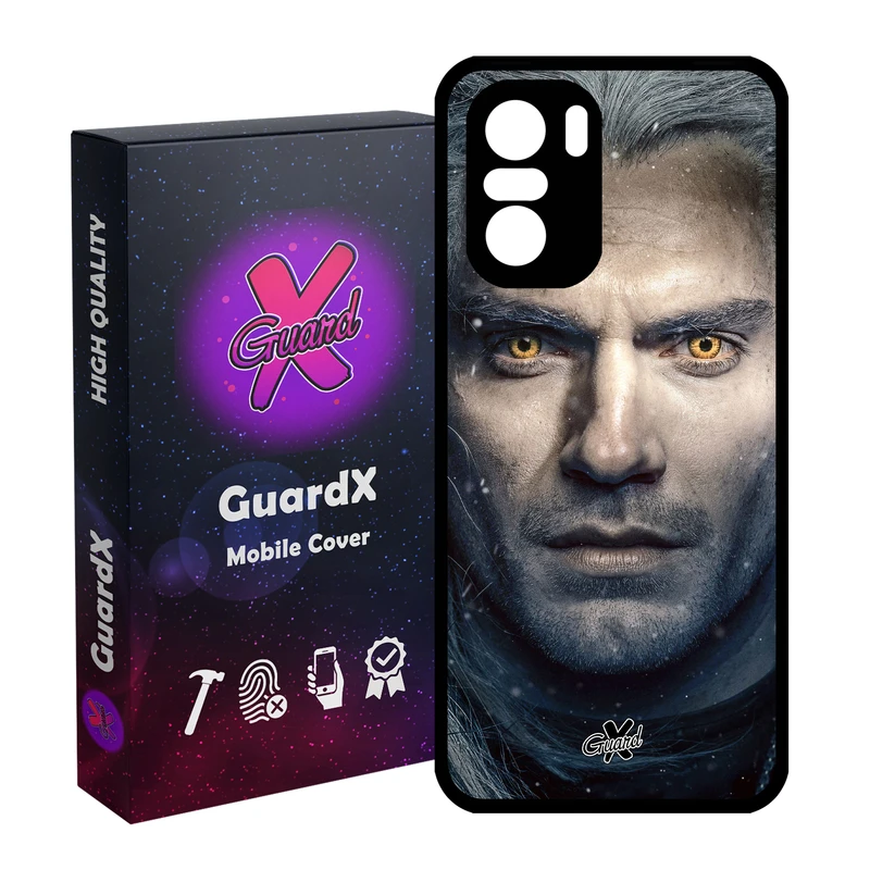 کاور گارد ایکس طرح Witcher مدل Glass10177 مناسب برای گوشی موبایل شیائومی Poco F3/MI 11X/MI 11X Pro/Redmi K40/K40 Pro