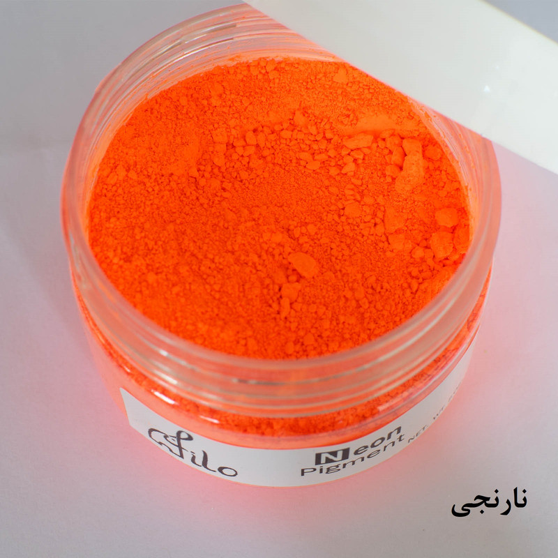 پودر رنگ رزین اپوکسی فیلو مدل Neon powder حجم 100 میلی‌لیتر بسته 7 عددی