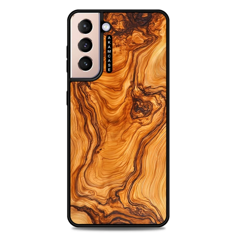 کاور آکام مدل AMC-WSGS21P-WOOD-25 مناسب برای گوشی موبایل سامسونگ Galaxy S21 Plus