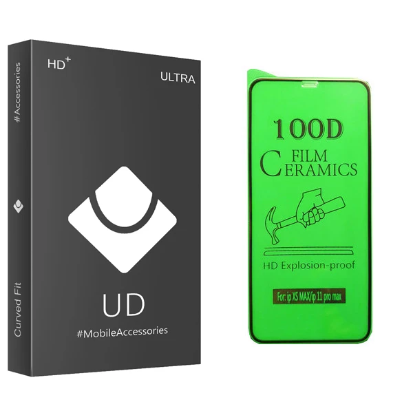 محافظ صفحه نمایش سرامیکی یو دی مدل ULTRA مناسب برای گوشی موبایل اپل iPhone XS Max