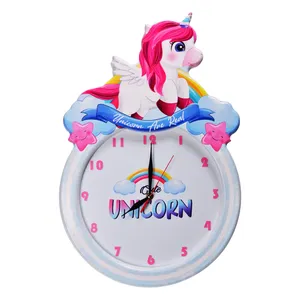 ساعت دیواری کودک  تک شاخ مدل CL-04