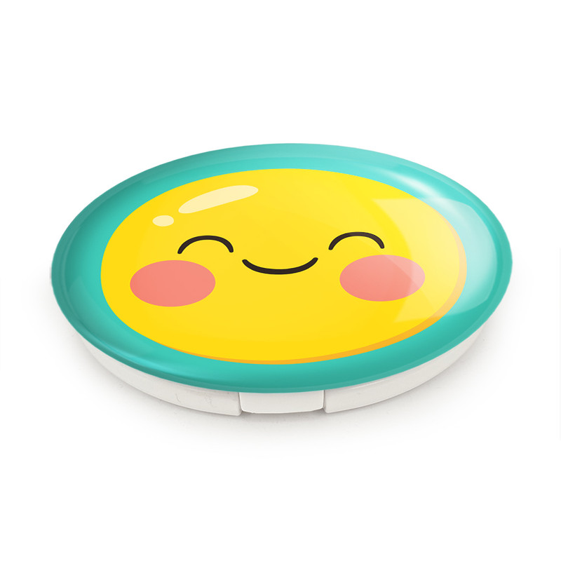 آینه جیبی خندالو طرح ایموجی Emoji مدل تاشو کد 3005