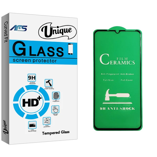 محافظ صفحه نمایش سرامیکی ای اف اس مدل Unique Glass مناسب برای گوشی موبایل شیائومی Mi 9