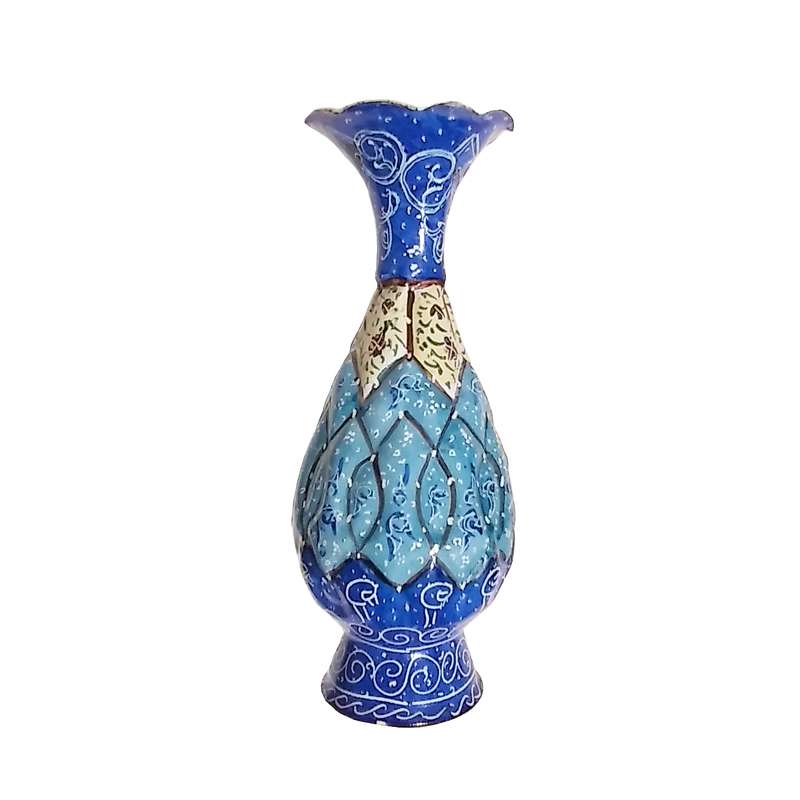 گلدان میناکاری مدل اسلیمی کد G 5454