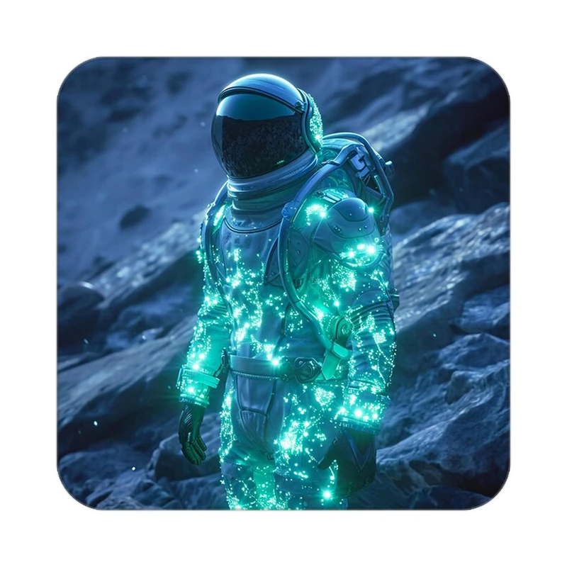 زیر لیوانی کاکتی طرح فضانورد مدل mp46010