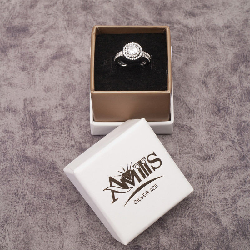 انگشتر نقره زنانه مدل AVN-57 انگشتر نقره زنانه مدل AVN-57