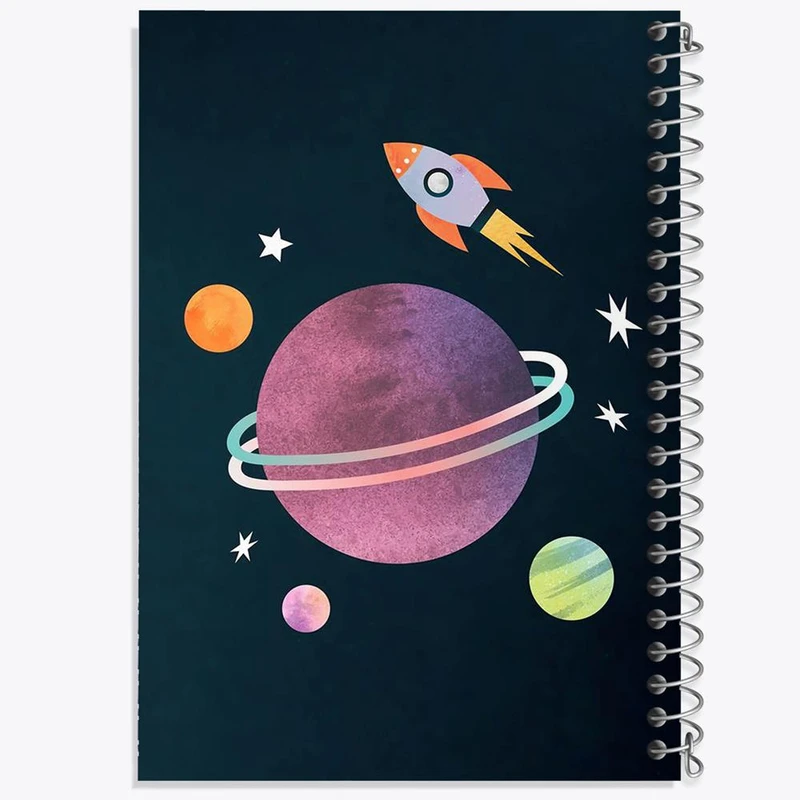 دفتر نقاشی 50 برگ خندالو مدل فضایی کد 25152