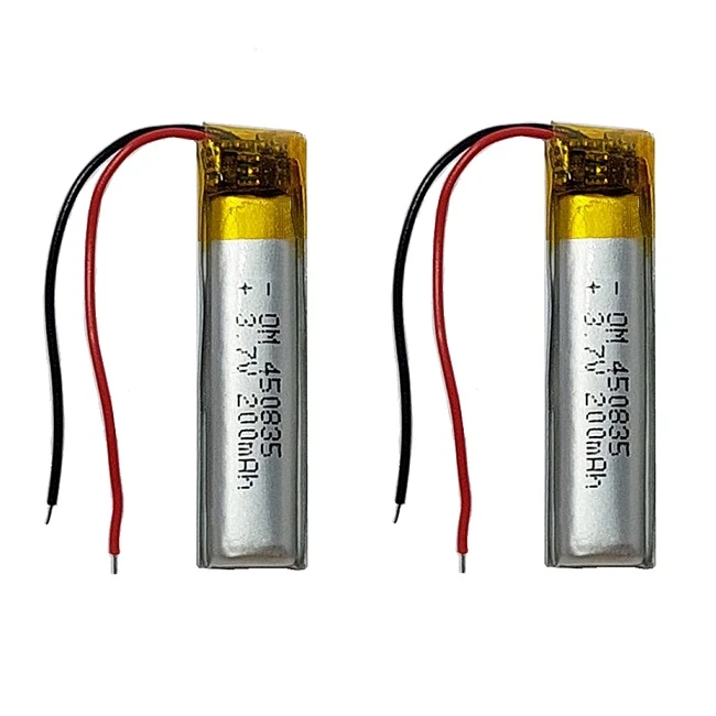 باتری لیتیومی قابل شارژ مدل OM-450835 ظرفیت 200 میلی‌آمپرساعت بسته 2 عددی 