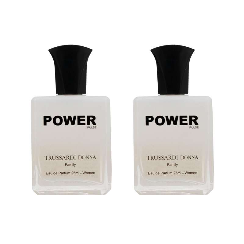 عطر جیبی زنانه پاور پالس مدل Trussardi Donna حجم 25 میلی لیتر بسته 2 عددی 