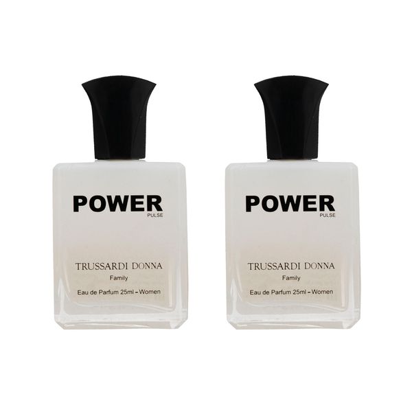 عطر جیبی زنانه پاور پالس مدل Trussardi Donna حجم 25 میلی لیتر بسته 2 عددی عطر جیبی زنانه پاور پالس مدل Trussardi Donna حجم 25 میلی لیتر بسته 2 عددی